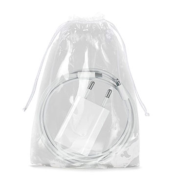 Clear LDPE Drawstring Bags