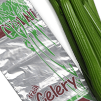 Printed Celery Bags