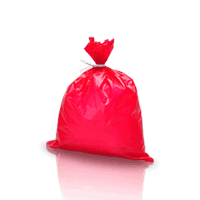 Red Dressing Disposal Bag
