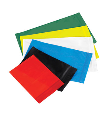 Color Tinted Reclosable Poly Bags