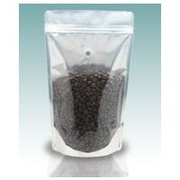 4 oz Clear Stand Up Pouches 5.2 Mil w/Zip & Valve 1,000 Bags per Case 1 Case 