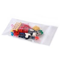 3/4 x 3/4 2 Mil Clear Reclosable Bags (3434) - Tiny Zipper Top Bags