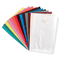 High Density Merchandise Bags with Die Cut Handles